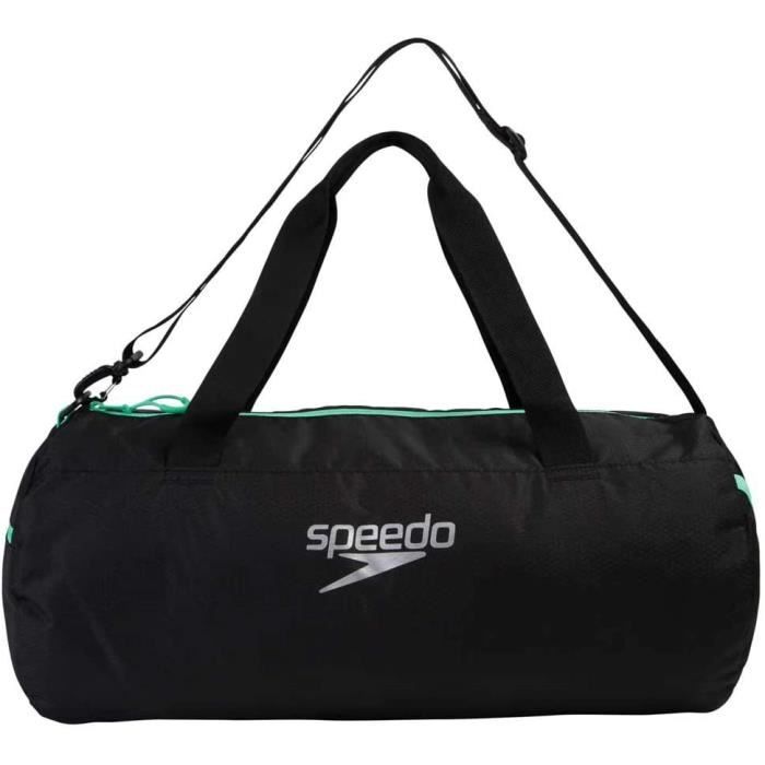 speedo sac de plage piscine et plage poignée rembourrée, couleur noir/vert, taille unique - 8-09190d712