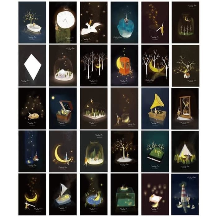 30 Cartes Postales + 30 Cartes LOMO Animé – Attaque Des Titans – Avec 360 Autocollants – Papier 300 G/m², Pour Décoration, Cadeau