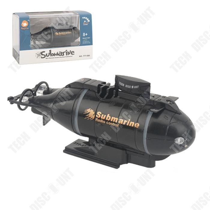 Sous-Marin Télécommandé Miniature WBTY – Plongée Statique, 6 Canaux, Rotation 360°, Décor Aquarium Ou Étang