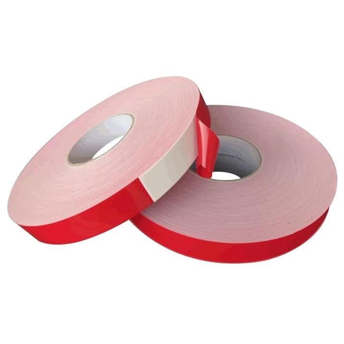 Rouleau De Ruban Adhésif Double Face 2 Pouces X 27 Yards – Facile à Couper