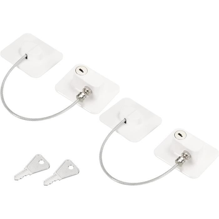 3 Pc Sécurité Fenêtre Enfant,Serrure De La Porte Du Réfrigérateur