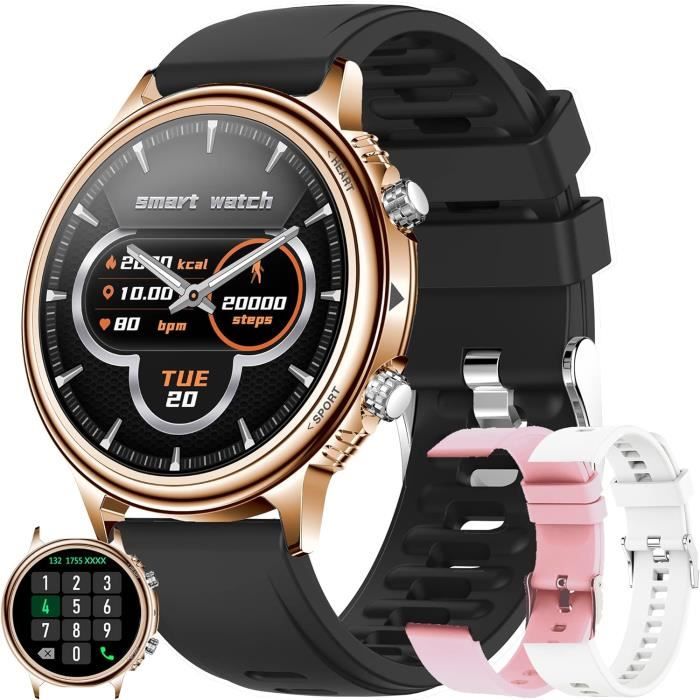 Montre intelligente Lige avec moniteur cardiaque et compteur d'oxygène