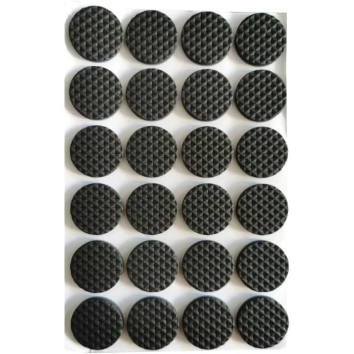 Coussinets D'Isolation Acoustique En Caoutchouc Pour Moniteurs - Lot De 4 Patins Antidérapants Avec Pieds En Alliage Pour Enceintes
