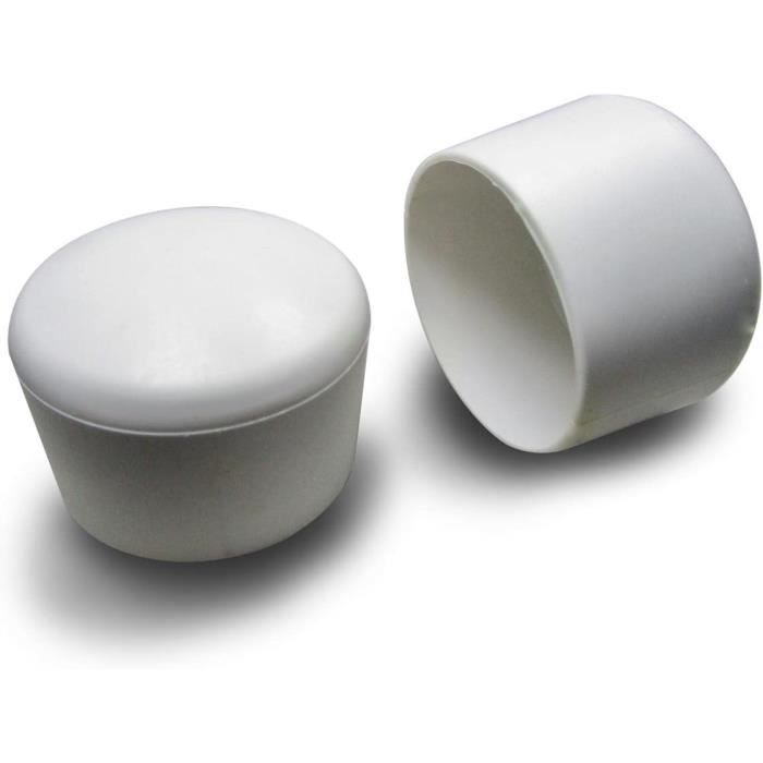 4 Embouts De Protection Caoutchouc Pour Équipement Fitness - 50x50 Mm - Neuf
