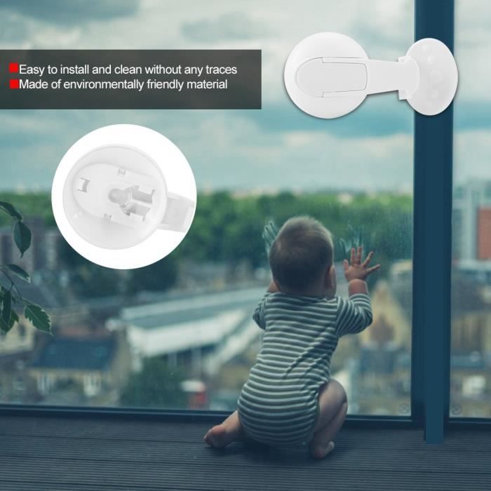 Sécurité Enfant Pour Fenêtre ISI Safe - Sans Perçage, Pour Poignées Verticales, Testé 20 Kg - Fabriqué En Autriche