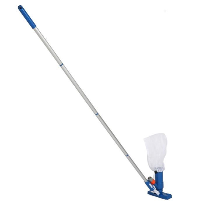 Aspirateur Super Jet Pour Piscine Avec 5 Sections De Poteaux Section D