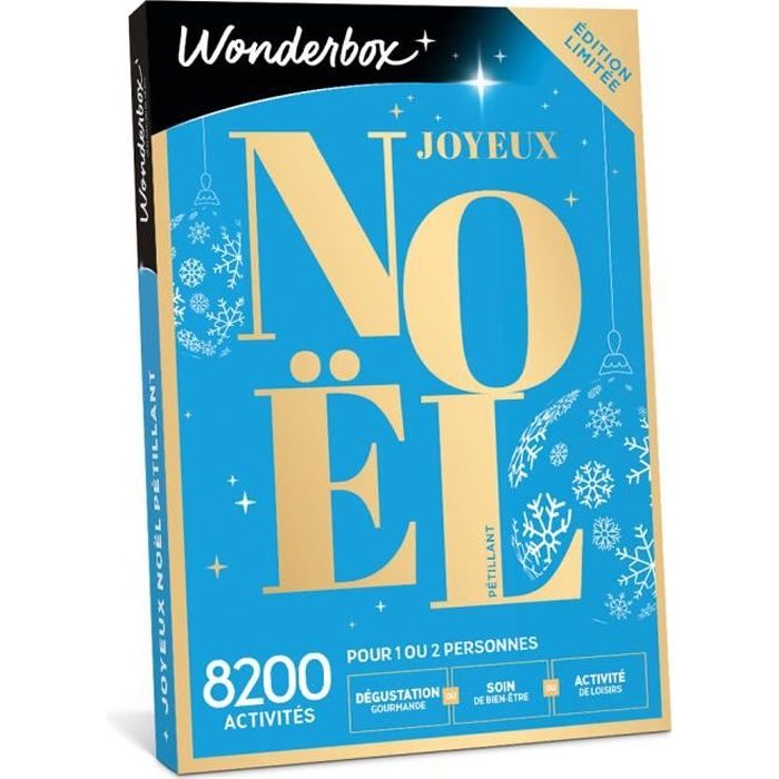 Wonderbox Box cadeau pour noel Joyeux noël pétillant 7800