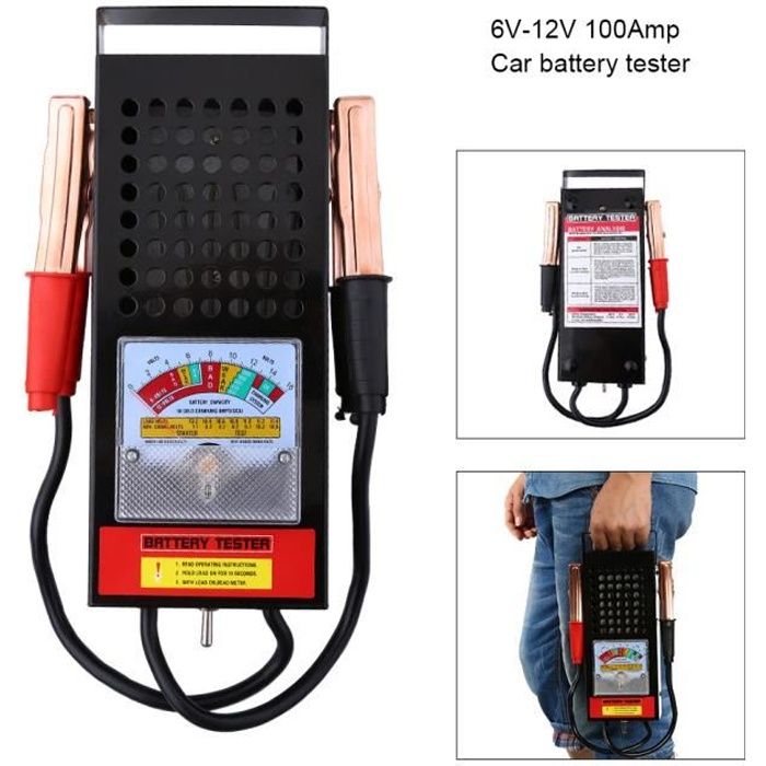 6V-12V 100A testeur de Batterie Auto système analyseur de chargement  Détecteur courant voiture camion - XY FR - Cdiscount Auto