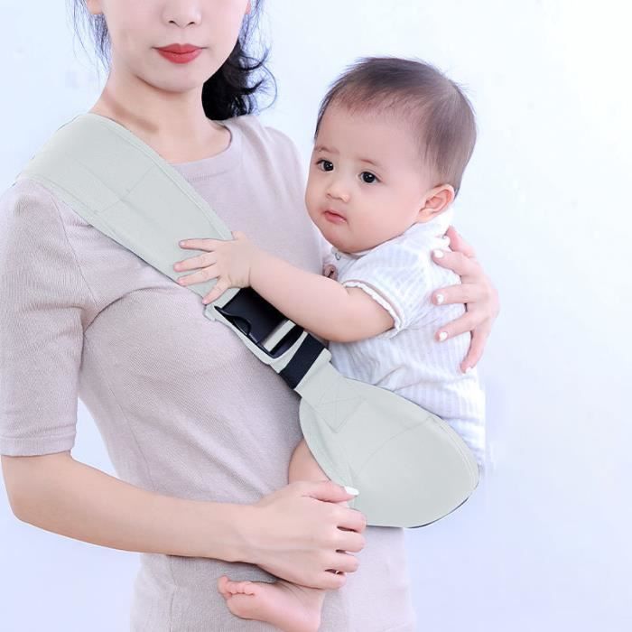 Ysinobear Porte bébé ergonomique 5 mois - 3,5 ans, poids maximum 25kg, longueur ajustable : 125-145cm -A1
