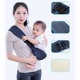 Ysinobear Porte bébé ergonomique 5 mois - 3,5 ans, poids maximum 25kg, longueur ajustable : 125-145cm -A1-1