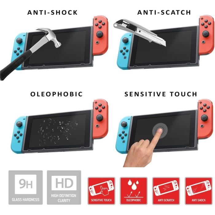 Subsonic - Ecran de protection en verre trempé pour console Nintendo Switch  Oled - Accessoires Switch - LDLC