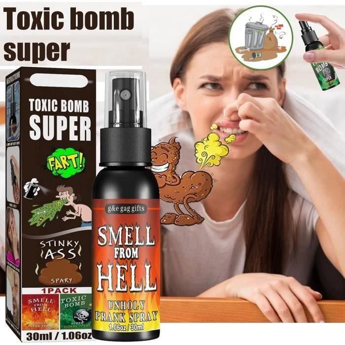 Kiuiom Spray Puant Prank,Puant Farce Fart Sprays,Puissant Ass Spray