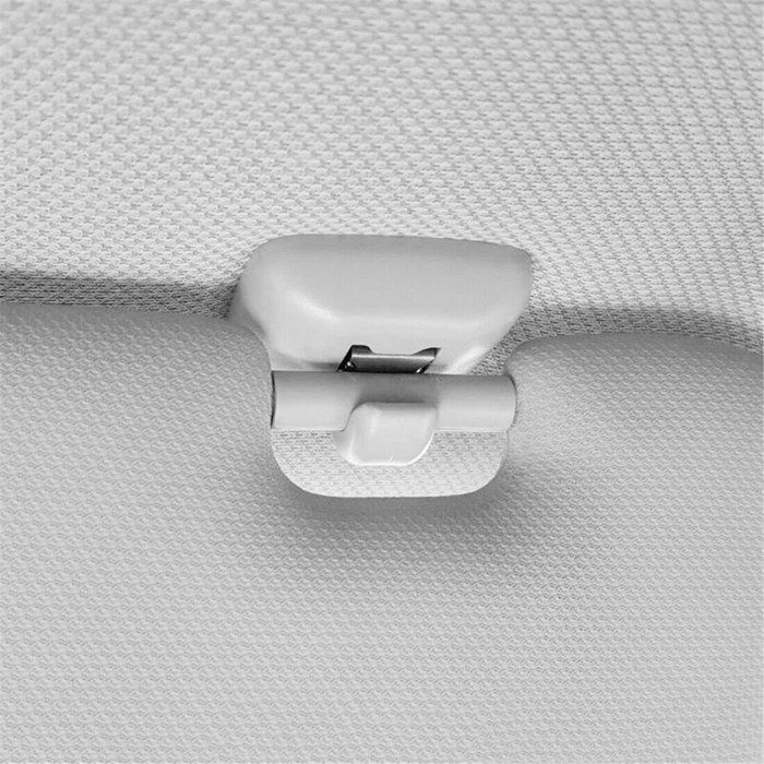 Clips De Fixation Pour Pare-soleil Audi - Lot De 2 - Noir - Compatible A1, A3, A4, A5, Q3, Q5, Etc.