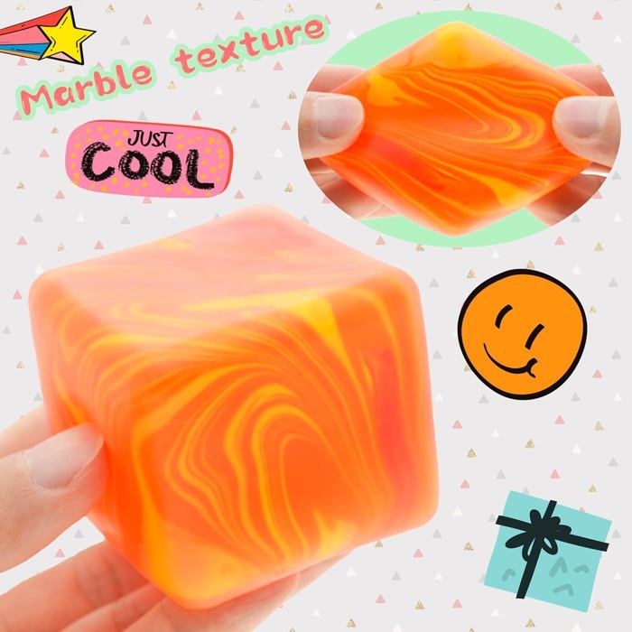 Jouet Anti-Stress Limace - Cadeaux De Fête Chenille Arc-en- Idée Cadeau Compacte Pâques Anniversaire Fête des Action De Grâce