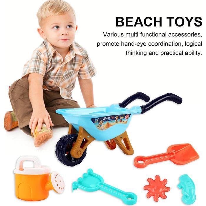 Hape - Seau Plage Enfant 18 mois + Bleu - Jouet Sans Phtalates & Résistant aux UV - Seau Enfant Coloré - Jeu de Plage & Piscine dès 18 Mois - Jouet