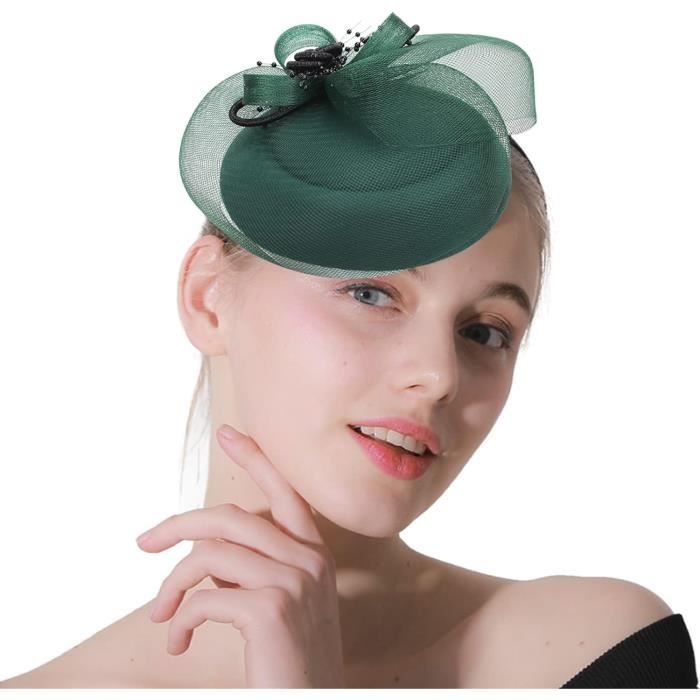 Coiffure mariage chapeau deals