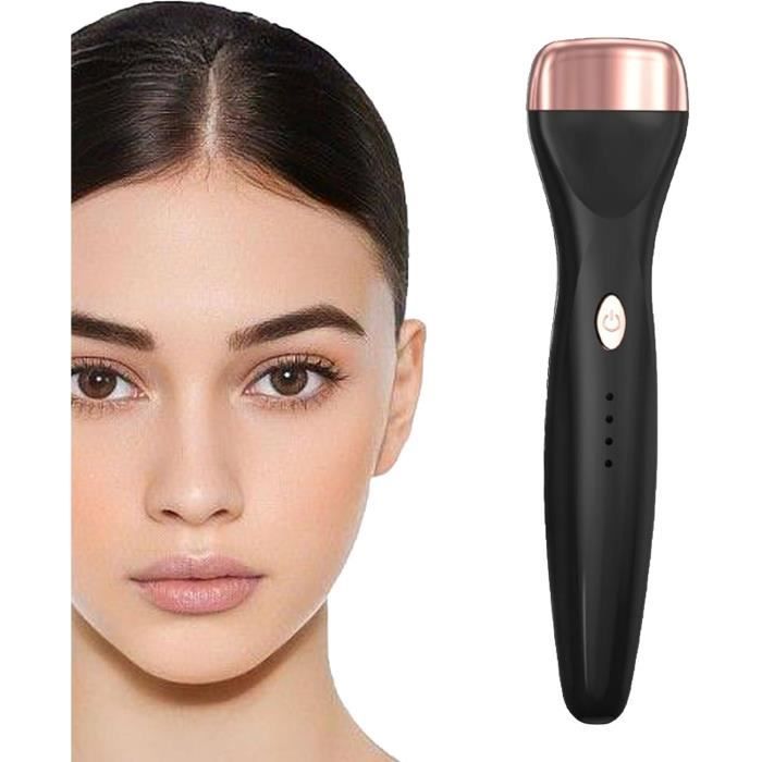 Heated Eyelash Curler, PushType Fast Heated Eyelash Curler Rechargeable, 3 Temperature Settings