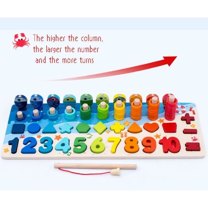 JOUETS DE COMPTAGE et de tri des couleurs, motricité fine, enfants de 3