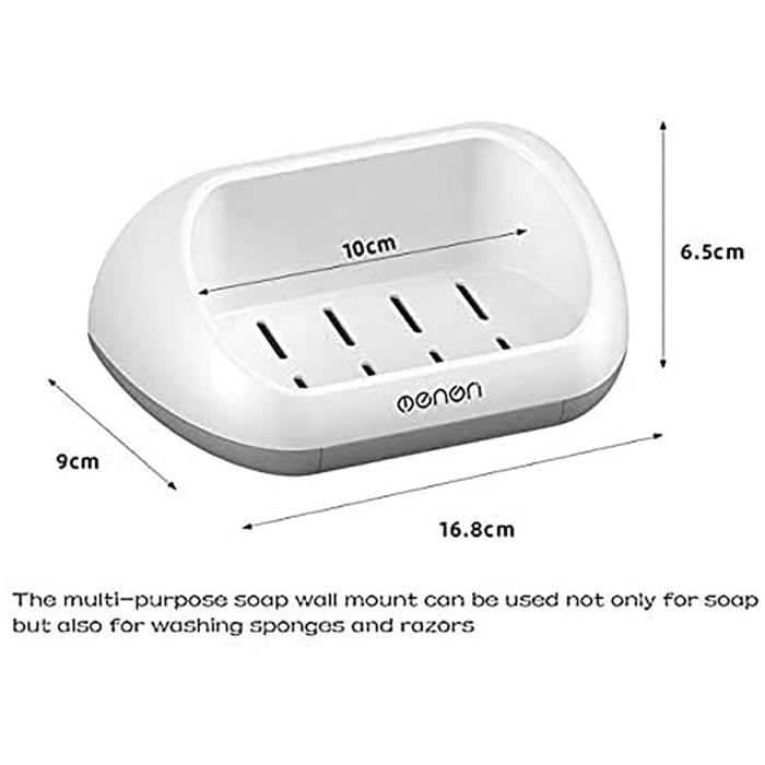 Porte-savon Ventouse - Sans Perçage Pour Salle De Bain Ou Cuisine