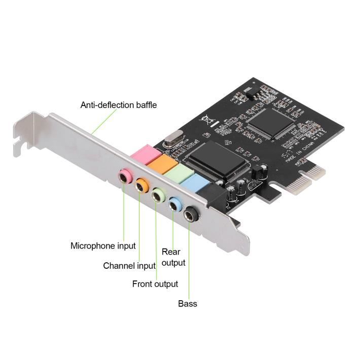 Tenthfly 4 Canal 5.1 Surround 3d Pci Som Placa De Áudio Midi Para Pc Windows Xp 7 8 10 Hq I.303328962