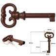 clé de serrure anglaise rouille meuble ancien décoration rustique vintage clef-2