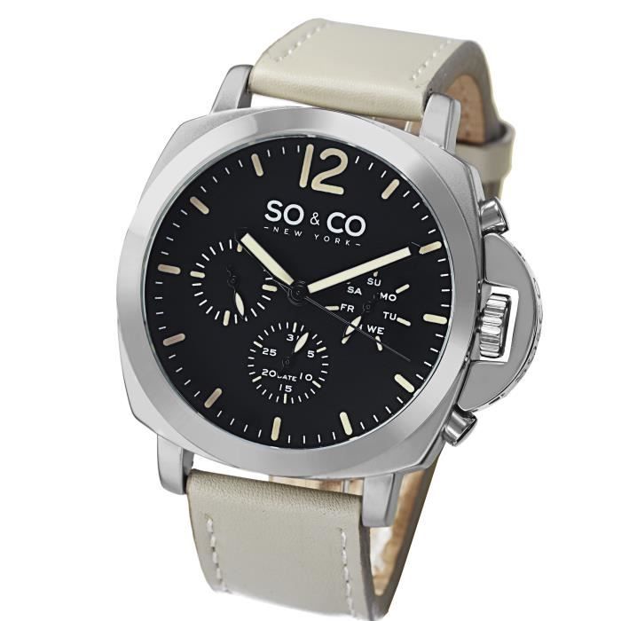 SO CO New York Hommes SoHo Afficher Analogique Japonais Quartz