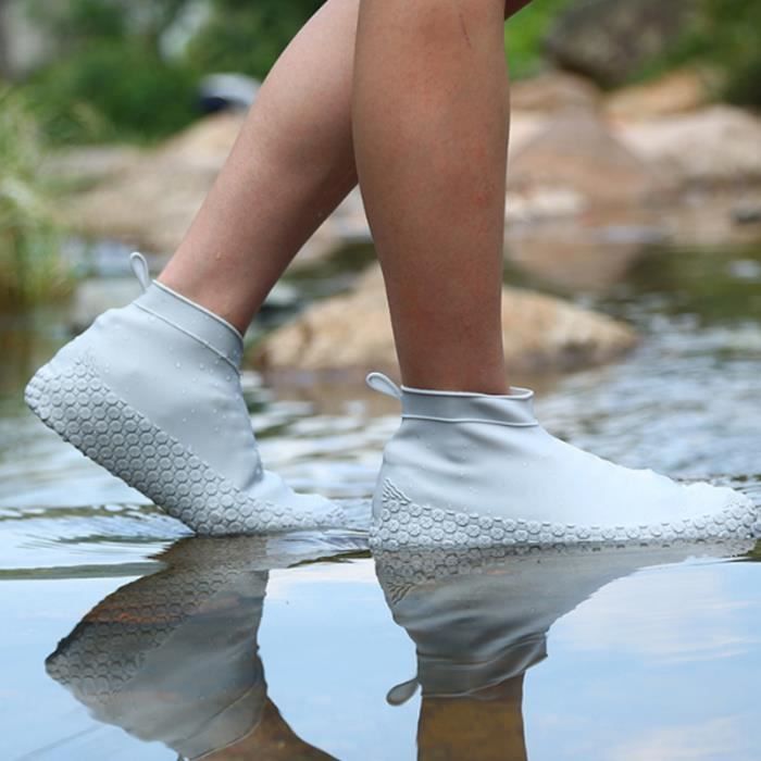 Couleur 8 - m - Couvre-chaussures imperméable pour bottes de pluie,  Protection en Silicone, Réutilisable, Lav - Cdiscount