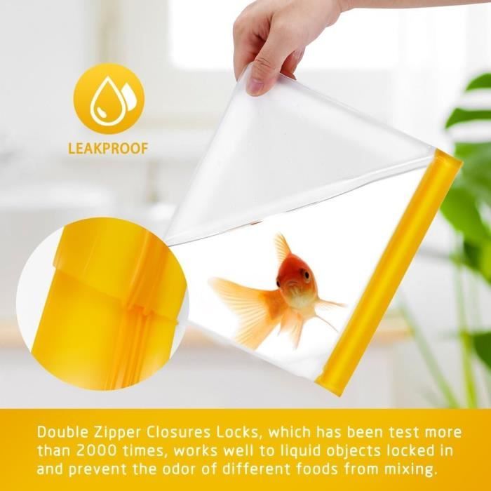 Lot De 10 Sacs De Congélation Réutilisables – Sacs à Sandwich