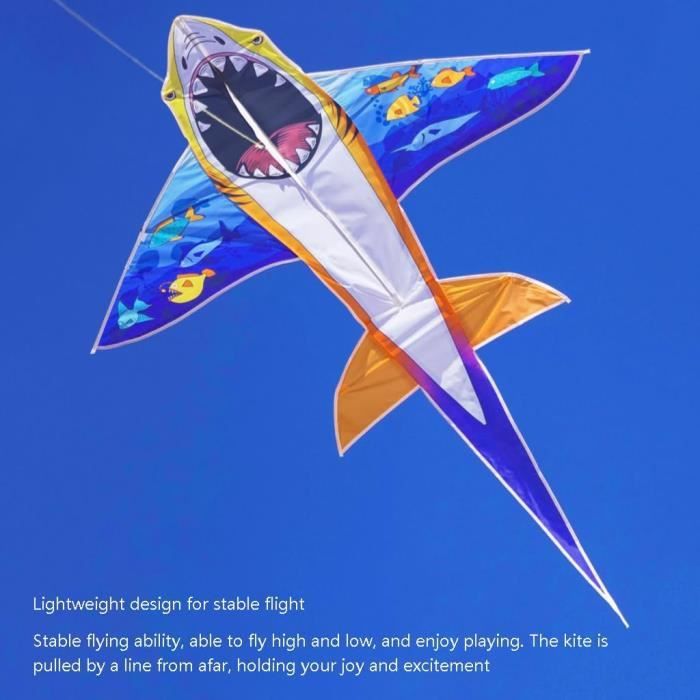 Cerfs-Volants Cerf-Volant Géant De Requin For Enfants Cerf-Volant Géant