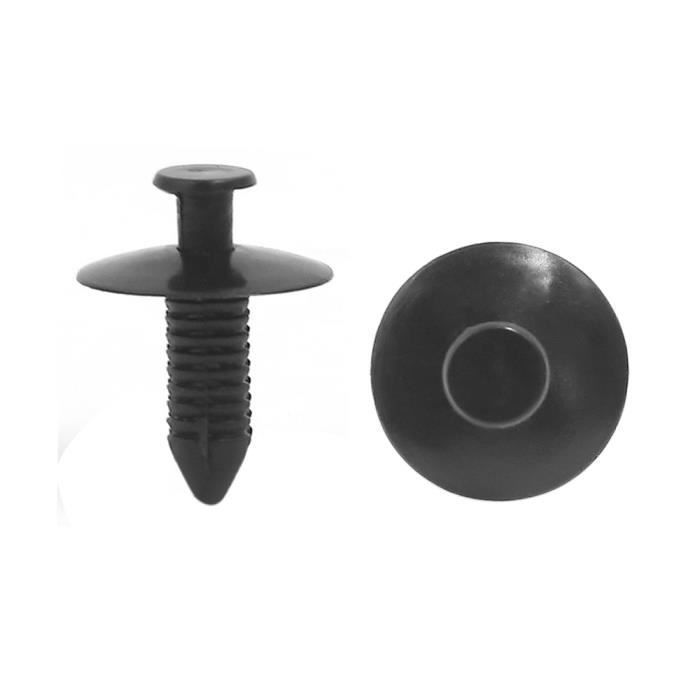 8mm Trou Aile Voiture Pousser Axe Fixation Rivets Plastique Lot De