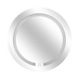 Miroir de salle de bain rond lumineux LED tactile Five D 45 cm Blanc-3
