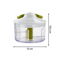 Hachoir Manuel Tefal 5 Secondes - 500 Ml - Lames Inox - Système Breveté - Hachage Facile Et Rapide - 1