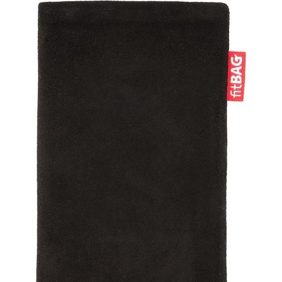 Nettoyage de l’écran fitBAG Folk Noir en Cuir Nappa intérieur Pochette customisée adaptée Housse de Protection pour Samsung Galaxy Z Flip 3 Fabriqué en Allemagne
