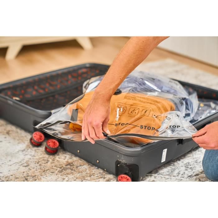 Sac Rangement Sous Vide Aspirateur Avec Pompe Manuelle 13 Pack Sac Sous Vide 6X Medium 4X Xl 2X Jumbo Convient Pour L u881