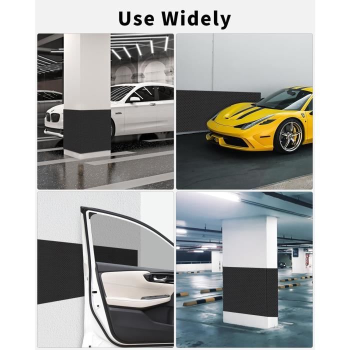 Mousse Protection Garage - Lot De 3 Rouleaux 200x4 Cm - Adhésive, Antichoc - Pour Portes De Voiture