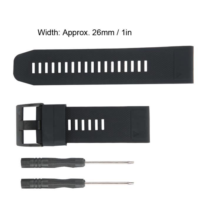 Bracelet montre sales silicone 26mm