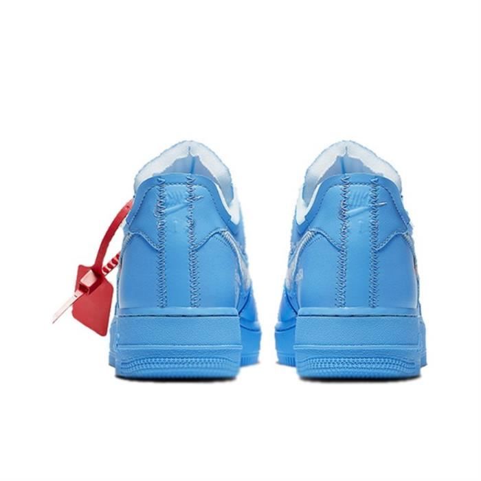 Nike air force 1 off white bleu shop