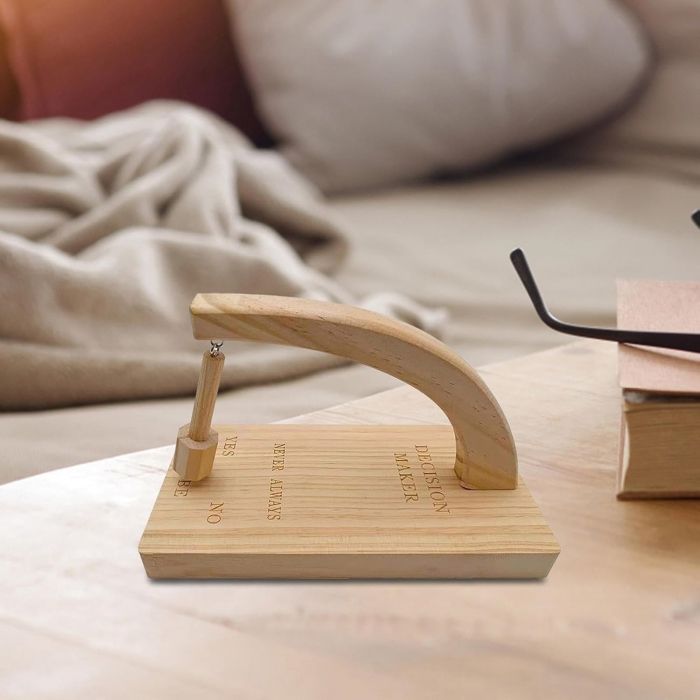 ZHDOKA Décideur magnétique créatif, décideur en bois, pendule magnétique à balancement, balancez le pendule et trouvez la réponse à votre question ZHDOKA Décideur magnétique créatif, décideur en bois, pendule magnétique à balancement, balancez le pendule et trouvez la réponse à votre question