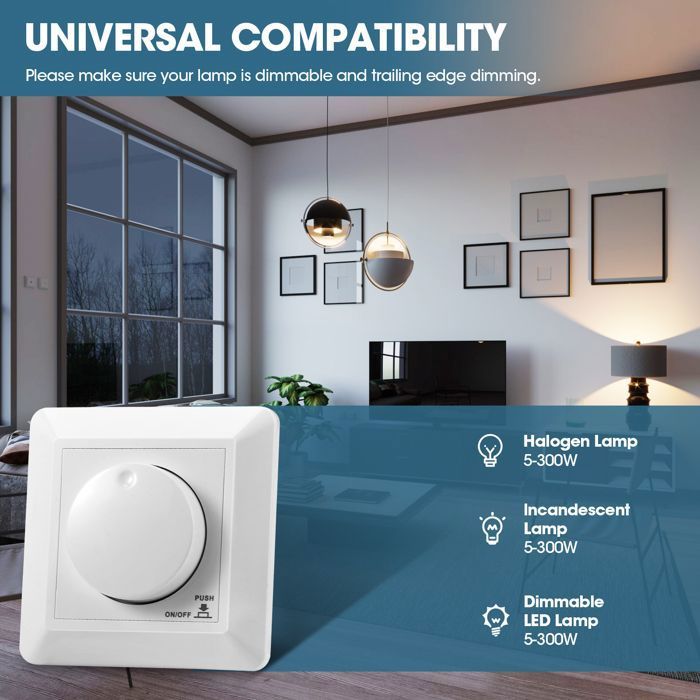Variateur de Lumiere LED AC200240V, Interrupteur Variateur avec — free download