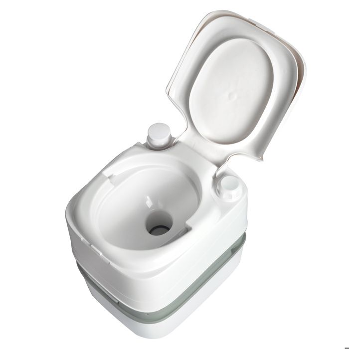 Toilettes De Camping Portables SEAFLO - WC Chimique Gris - Réservoir 13L/20L - Neuf