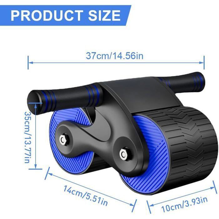 Roue abdominale avec tapis de genoux - Sport