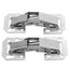 2pcs Petit 90 Charniere Ressort Cabinet Placard Porte Armoire
