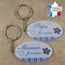 Cadeau Bapt/ême, f/ête des p/ères, anniversaire, No/ël /… Papa je tadore Porte Clef