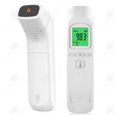 HTBE® Thermomètre frontal électronique portatif infrarouge Thermomètre électronique médical sans contact Thermomètre portatif-0