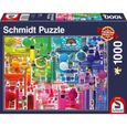 Puzzle - SCHMIDT SPIELE - Les couleurs de l'arc-en-ciel - 1000 pièces-0