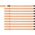Lot de 10 Stylos feutre Dessin Pen 68, orange clair-0