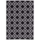 UN AMOUR DE TAPIS tapis chambre 80x150 tissé noir rectangle motif géométrique LYN1 LERUM