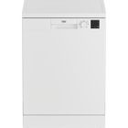 Lave-vaisselle pose libre BEKO DVN06430W b100 - 14 couverts - L60cm - 47 dB - Classe D - Blanc