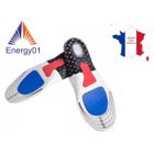 ENERGY 01 ENERGY01-2 Paires de Semelles orthopédique Gel Amorti Les Chocs - soulage Les épines calcanéennes - TAILLE 36 - 40