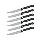 Lot de 6 couteaux à steak - NIROSTA - 21 cm